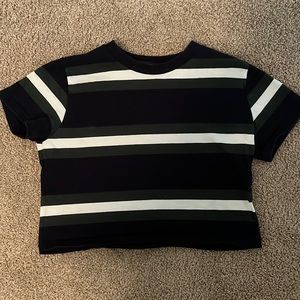 Brandy Melville striped cropped top